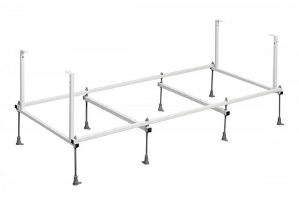 Монтажный комплект к акриловой ванне EASY /150х70/ (каркас, комплект креплений к стене,к фронтальной панели, слив-перелив хром) ZZ Roca Easy ZRU9302906