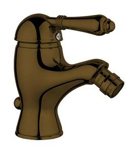 Смеситель для биде, с д/к (цв.Tuscan brass темная бронза, ручка El Capitan),  ZZ Nicolazzi Classico 3403 TB 75