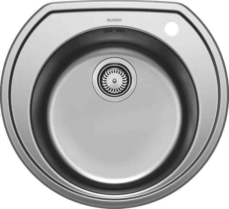 Мойка кухонная Blanco Rondoval 513314 сталь| 49x53x18