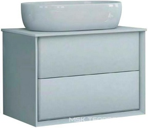База подвесная под раковину с двумя выдвижными ящиками 70x46x48см, (цв.Bianco Opaco), ZZ