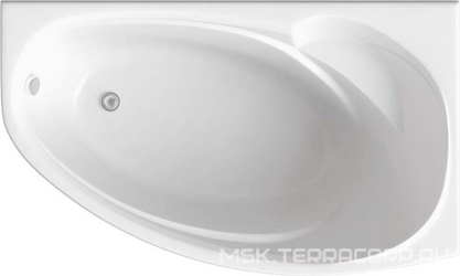 Акриловая ванна Bas Фэнтази 150 см R| 150x95x48