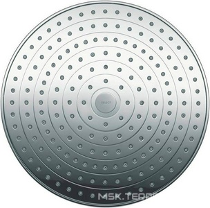 Верхний душ, лейка d300мм, c потолочным кронштейном 100мм, 2 типа струи Rain и RainAir, (цв. хром),  ZZ Hansgrohe Raindance Select S 27337000