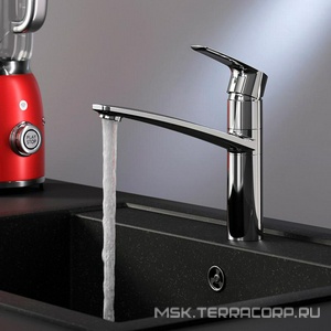 Смеситель для кухни , излив 160 мм., латунь, цв.хром AMPM Gem F90A00000