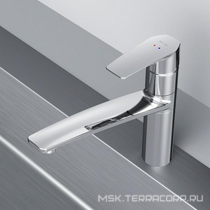 Смеситель для кухни , излив 160 мм., латунь, цв.хром AMPM Gem F90A00000