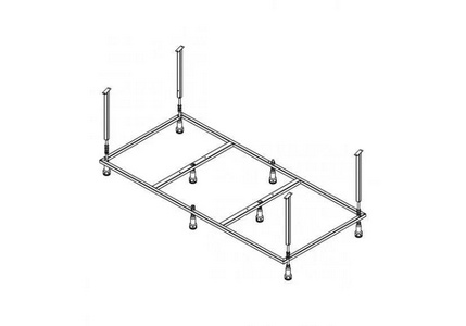 Каркас сварной + установочный комплект 170*70 Optima/Анапа MIRSANT "Premium"NEW без сифона, ZZ Mirsant Алушта КА17070