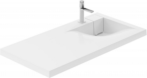 Раковина Цвет и Стиль Сиеста 100 R| 100x14x49