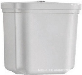 Бачок "Средний" без трубы арт.7571 хх и механизма смыва арт.7513 хх, для чаши унитаза арт.4116 01, (подвод воды сбоку справа/слева h985мм), Waldorf ZZ