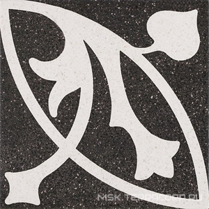 Керамогранит для пола Pamesa cr. deco DC. Erte Negro  22.3x22.3 XX Комбинированный 15.826.003.0325