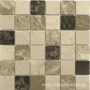 Мозаика Спектр-М Натуральный камень Мозаика из камня на сетке М20-280-48Т ZZ |30.5x30.5