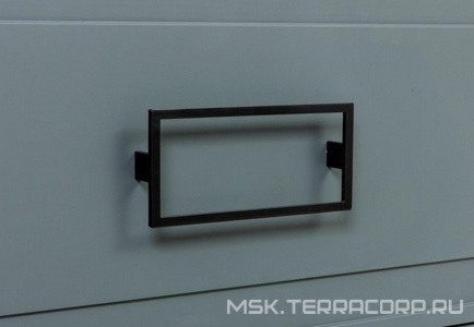 Ручка для тумбы/пенала, 168х80х25мм, (металл цв.черный), Nero  ZZ La Fenice Cubo FNC-04-CUB-N-80