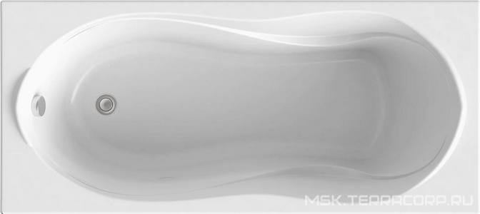 Ванна акриловая  180х80 см (БЕЗ каркаса n039614 и сифона 19649) Bas Ямайка В 00044