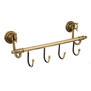 Крючок четверной , крепеж в комплекте, бронза ZZ Boheme Medici 10623