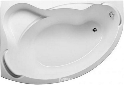 Акриловая ванна 1MarKa  L 160х110 см, аэромассаж (035079; Ar, сфLuxe, рск), каркас, сифон в комплекте, ZZ 1Marka Catania 035079 АМ