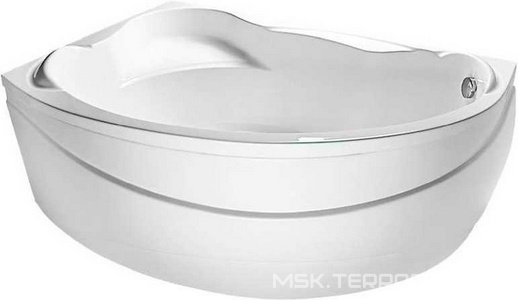 Акриловая ванна 1MarKa  L 160х110 см, аэромассаж (035079; Ar, сфLuxe, рск), каркас, сифон в комплекте, ZZ 1Marka Catania 035079 АМ