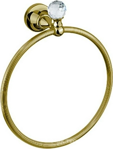 Полотенцедержатель-кольцо, (цв.бронза, Swarovski),  ZZ Cezares Olimp OLIMP-RN-02-Sw