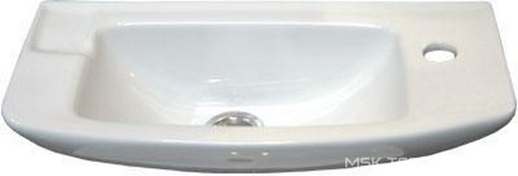 "Стиль" умывальник (BOX), 50х23,5 см., с отверстием, белый ХХ