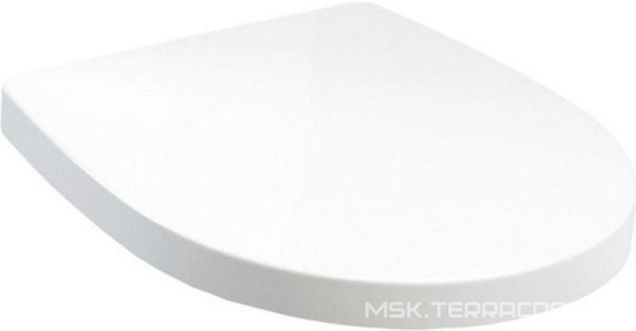 Крышка-сиденье БЕЗ микролифта, для унитаза VICTORIA NORD, белая, крепеж хром в компл. ZZ Roca Victoria Nord ZRU9000023