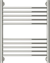 Полотенцесушитель "Богема+" 600*500 мм, Н.Г. подключ. 3/4, комплектующие в комплекте, хром ZZ