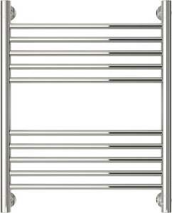 Полотенцесушитель "+" 600*500 мм, Н.Г. подключ. 3/4, комплектующие в комплекте, хром ZZ Сунержа Богема 00-0221-6050
