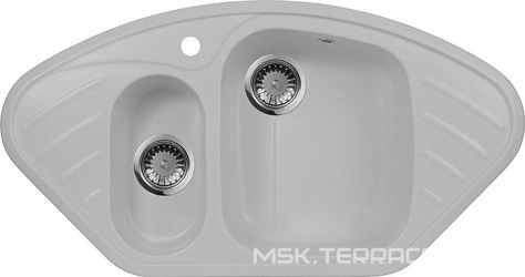 Мойка кухонная AquaGranitEx M-14 серая| 50x95x17