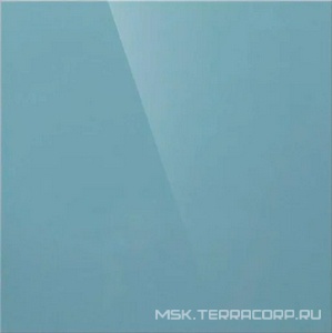 Керамогранит для пола и стены Уральский гранит Уральские фасады Грес Уральский UF008 голубой моноколор полированный60x60 UF008PR