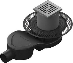 Душевой трап Berges Wasserhaus Platz Uno 10x10 см ZZ