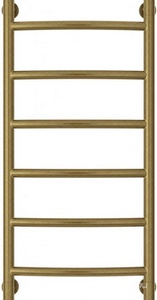 Полотенцесушитель "+" 800*400 мм, подключ. 3/4, комплектующие в комплекте, цв.бронза ZZ Сунержа Галант 05-0200-8040