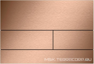 Панель смыва с двумя клавишами, для застен.модуля д/унит.,д/гориз/вертик. установки,(металл цв.сатин,красный,позолоченный), TECEsquare ZZ