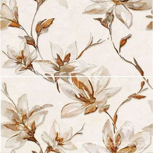 Керамическая плитка для стены Azori PALLADIO Панно  IVORY (2 шт) 63x63 00-00000616