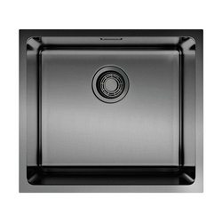 Мойка кухонная Omoikiri Tadzava 49-U GM вороненая сталь| 44x49x20