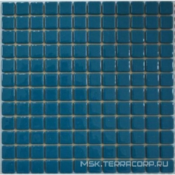 Мозаика 25FL-M-058 (зеленый хром) интерьерная (чип 2.5x2.5) ZZ|31.5x31.5