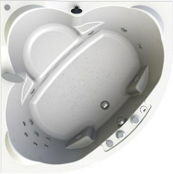 Акриловая ванна Radomir  1 Лечебный Chrome 148x148 с пультом 148x148x53 Radomir Сорренто s391223