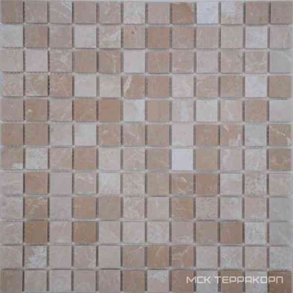 Мозаика из камня на сетке М20-144-23Р ZZ |30.5x30.5