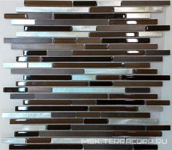 Мозаика Спектр-М Микс Мозаика из металла на сетке A10-108 ZZ |30x30