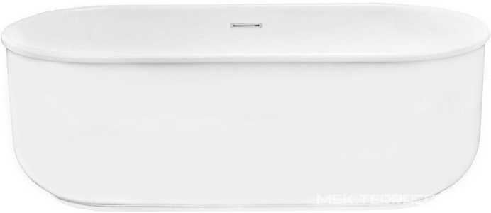 Ванна 1700x800xh600мм, акрил, отдельностоящая, слив-перелив цв.хром в комплекте, BelBagno ZZ BelBagno Универсал BB401-1700-800