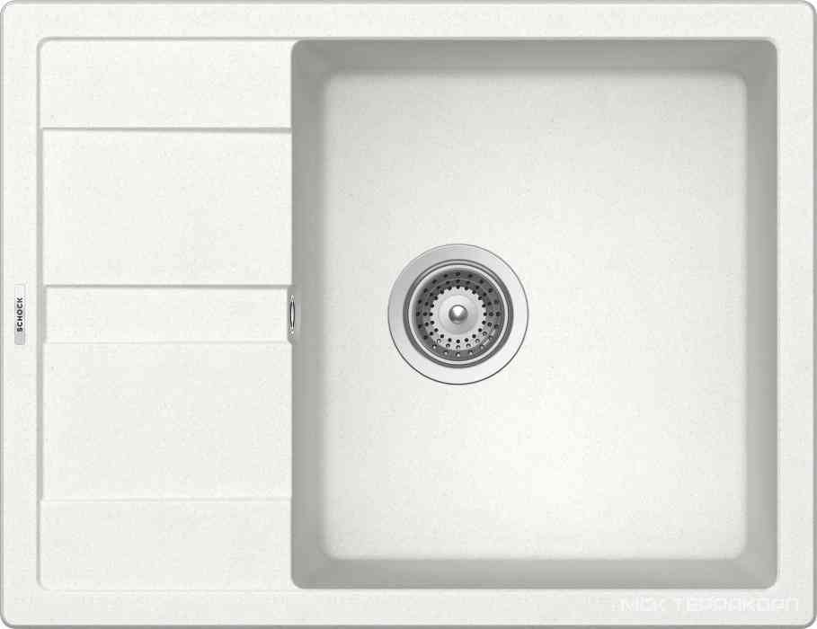 Мойка кухонная Schock Optima 50D альпина| 50x65x19
