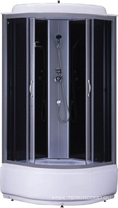 Душевая кабина  CS-6690 G 90х90х215, закрытая, c крышей, поддон 40 см, .хром, ZZ Loranto Loranto CS-6690 G