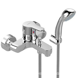 Смеситель для ванны/душа "", короткий излив, с душевым гарнитуром KL Vidima Флоу BA223AA