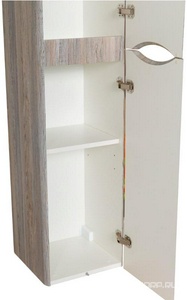 Шкаф подвесной 1600х320х320мм, с двумя распашными дверцами с доводчиками, две полки внутри, универсальная сторонность, (цв.Pino Scania), Acqua ZZ BelBagno ACQUA ACQUA-1600-2A-SC-PS-P