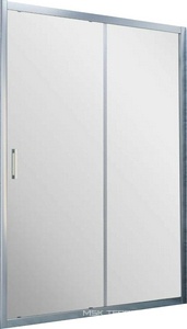 Душевая дверь в нишу  155 см, профиль матовый хром, стекло сатин, покрытие BriteGuard, ZZ Vegas Glass ZP NOVO ZP NOVO h2000 155 07 10 + BriteGuard