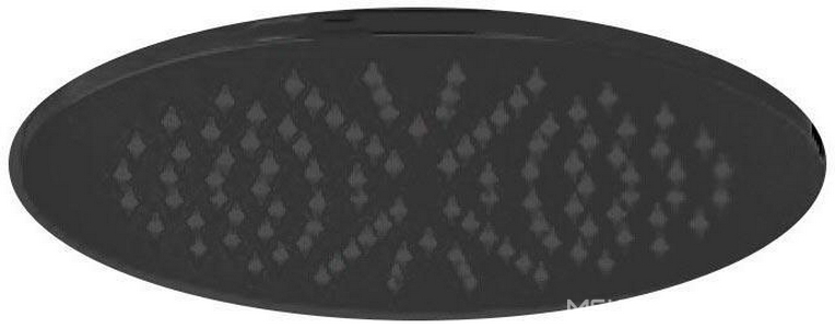 Душ верхний, стационарный, круглый, 225мм, G 1/2, антикальц., (латунь цв.черный матовый), Cezares ZZ Cezares Универсал CZR-SP30-NOP