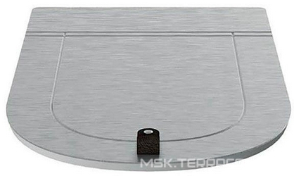 Сиденье для унитаза, БЕЗ микролифта, (петли цв.inox), The One ZZ