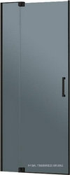 SLIDER-B-1-80/90-GRIGIO-NERO Душевая дверь | ZZ