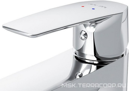 Смеситель для раковины , БЕЗ донного клапана, цв.хром AMPM Gem F90A02100