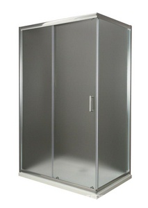 Душевой уголок 1200х800хh1850мм, прямоуг., правый/левый, (стекло рифленое Punto 5/4мм, фурн.цв.хром), Uno ZZ BelBagno UNO UNO-AH-1-120/80-P-Cr