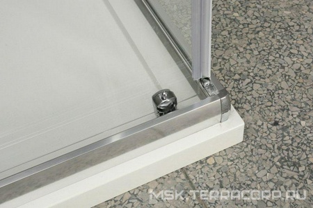 Душевой уголок 1200х800хh1850мм, прямоуг., правый/левый, (стекло рифленое Punto 5/4мм, фурн.цв.хром), Uno ZZ BelBagno UNO UNO-AH-1-120/80-P-Cr