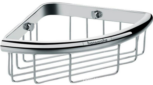 Полочка-мыльница решетка, угловая, 146х226хh62мм, (цв.хром),  Hansgrohe Logis Universal 41710000