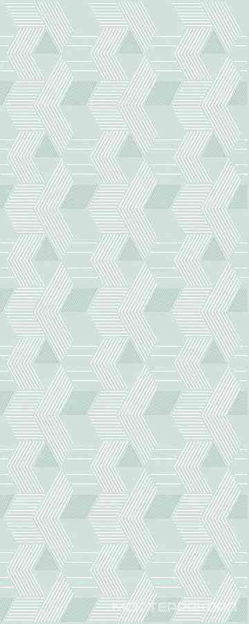 Декор LOUNGE MINT GEOMETRIA |20.1x50.5