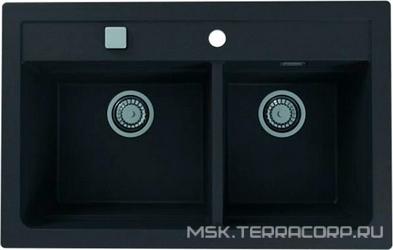 Мойка кухонная Alveus Atrox Granital 50 carbon| 50x79x19