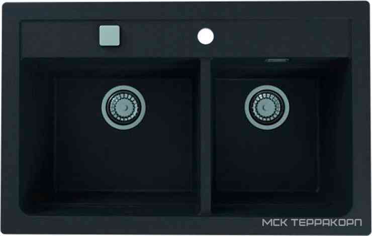 Мойка кухонная Alveus Atrox Granital 50 carbon| 50x79x19